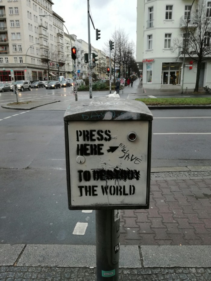 Risky - street art found at Frankfurter Allee, Friedrichshain, Berlin.